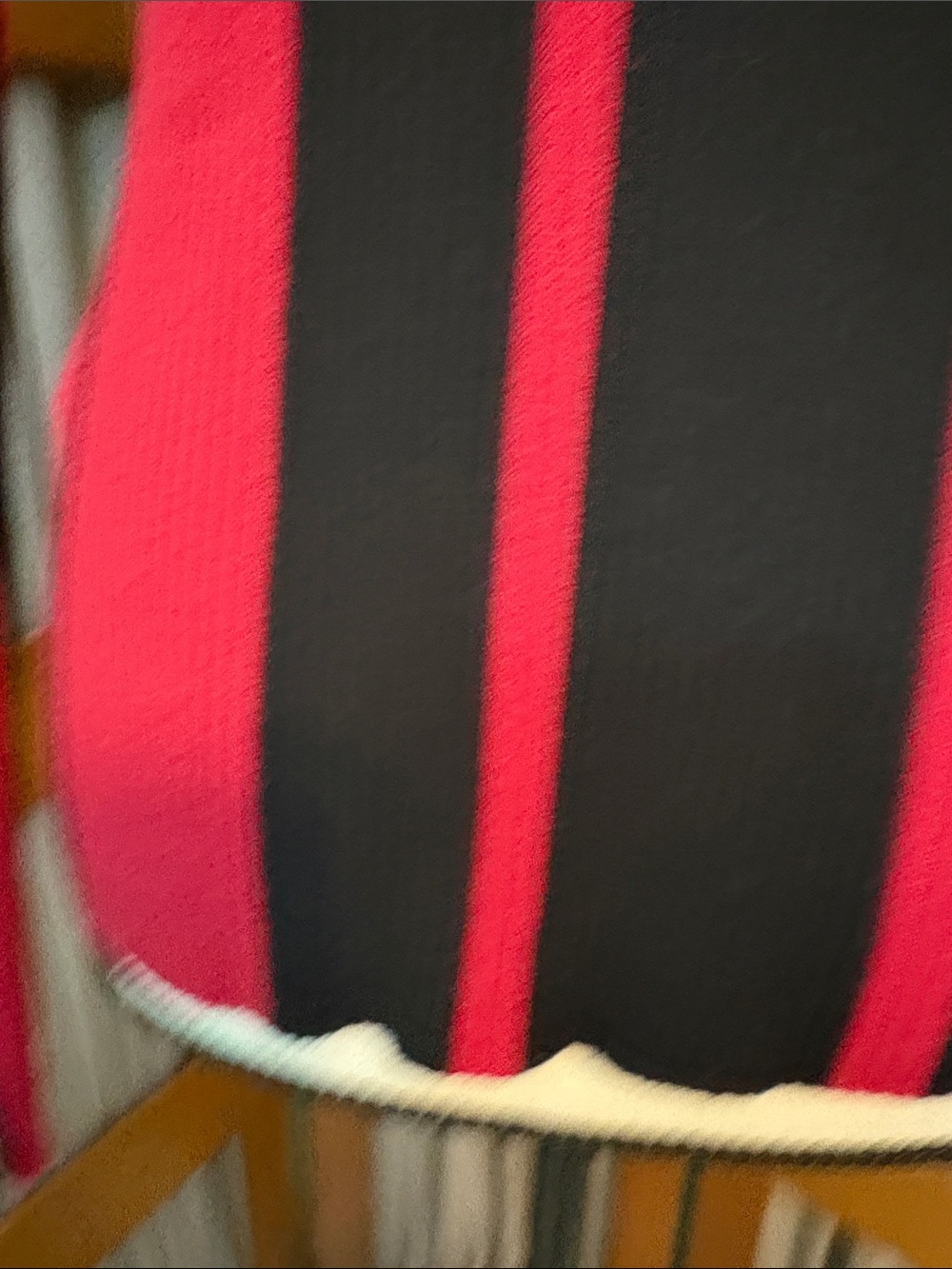 Black & Red Vertical Stripe Ribbed Sweater - Picture 7 of 10